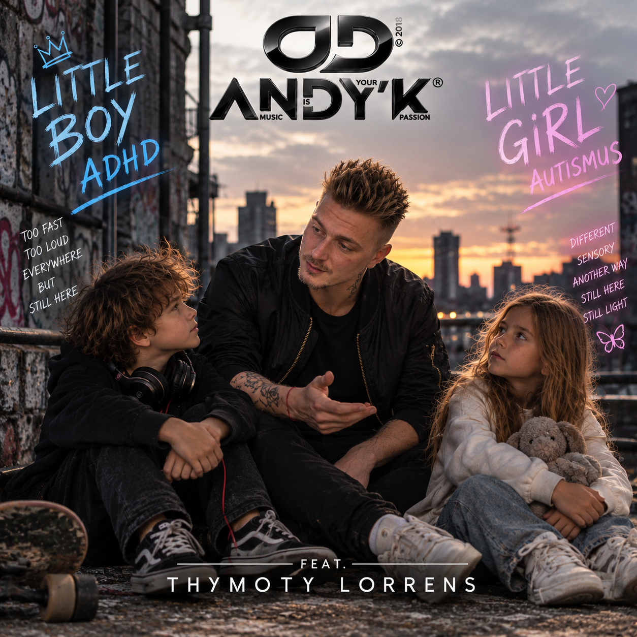Little Boy & Little Girl — album cover by DJ Andy'K